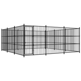 Outdoor Dog Kennel 177.2"x177.2"x72.8"